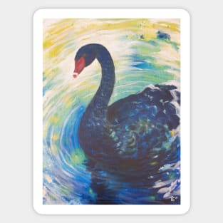 Black Swan Sticker